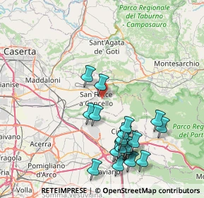 Mappa Talanico, 81027 San Felice a Cancello CE, Italia (9.222)