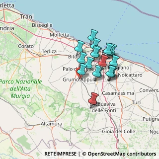 Mappa Via Giacomo Bozzi, 70025 Grumo Appula BA, Italia (11.4745)