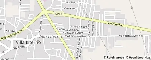 Mappa Villa Literno