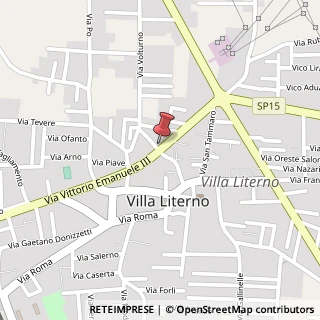Mappa Via Vittorio Emanuele III', 80, 81039 Villa Literno, Caserta (Campania)