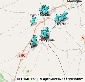 Mappa Via Mercadante, 70025 Grumo Appula BA, Italia (2.933)