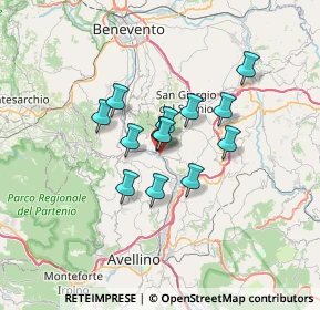 Mappa Via Gaetano Di Marzo, 83010 Tufo AV, Italia (4.98154)