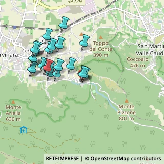 Mappa Via Castello, 83012 Cervinara AV, Italia (1.07778)