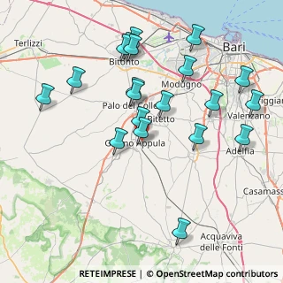 Mappa Strada Comunale del Barone, 70020 Binetto BA, Italia (9.096)