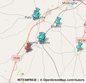 Mappa Strada Comunale del Barone, 70025 Grumo Appula BA, Italia (4.83462)