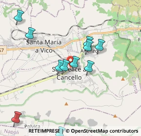 Mappa Via Giuseppe Alberti, 81027 San Felice a Cancello CE, Italia (2.33917)