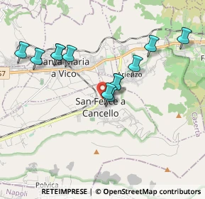 Mappa Via Giuseppe Alberti, 81027 San Felice a Cancello CE, Italia (1.88333)