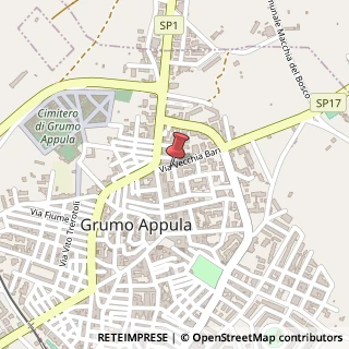 Mappa Via Vecchia Bari, 28, 70025 Grumo Appula BA, Italia, 70025 Grumo Appula, Bari (Puglia)