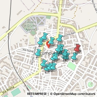 Mappa Via Lorenzo Servedio, 70025 Grumo Appula BA, Italia (0.2065)