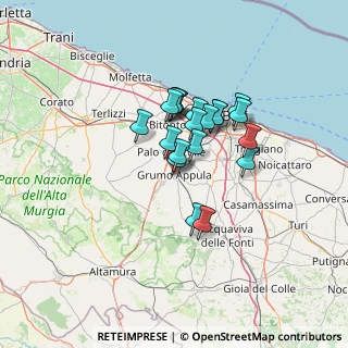 Mappa Via Lorenzo Servedio, 70025 Grumo Appula BA, Italia (10.1095)