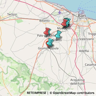 Mappa Via Lorenzo Servedio, 70025 Grumo Appula BA, Italia (6.83857)