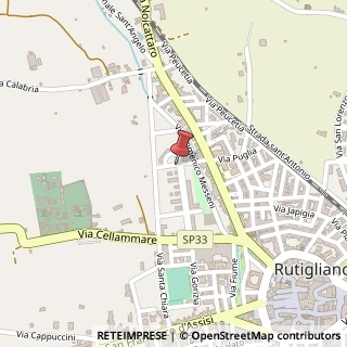 Mappa Via sardegna 4, 70018 Rutigliano, Bari (Puglia)