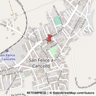 Mappa Via Santa Lucia, 25, 81027 San Felice a Cancello, Caserta (Campania)
