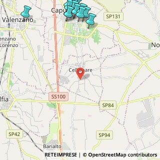 Mappa Via Casamassima, 70010 Cellamare BA, Italia (3.64538)