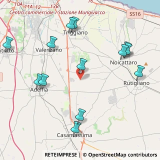 Mappa Via Casamassima, 70010 Cellamare BA, Italia (5.41077)