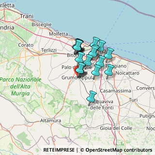Mappa Via G. Lupis, 70025 Grumo Appula BA, Italia (9.4045)