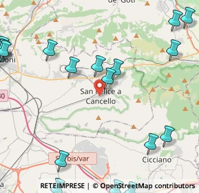 Mappa Via Santa Crocella, 81027 San Felice A Cancello CE, Italia (6.873)
