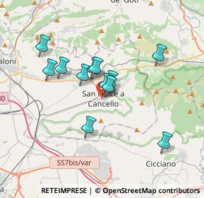 Mappa Via Santa Crocella, 81027 San Felice A Cancello CE, Italia (3.07833)