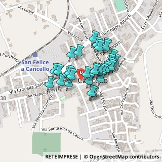 Mappa Via Santa Crocella, 81027 San Felice A Cancello CE, Italia (0.165)