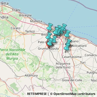 Mappa Via Serg. F. Vero, 70025 Grumo Appula BA, Italia (9.788)