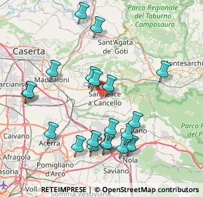 Mappa Via Croccella Santa, 81027 San Felice A Cancello CE, Italia (8.7905)