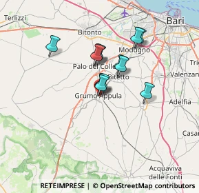 Mappa Via Soldato Michele Mitarotonda, 70025 Grumo Appula BA, Italia (5.25)
