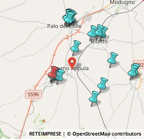 Mappa Via de Mauro Giacomo, 70025 Grumo Appula BA, Italia (4.427)