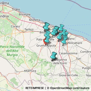 Mappa Largo Fratelli Rosselli, 70025 Grumo Appula BA, Italia (10.842)
