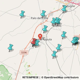Mappa Largo Fratelli Rosselli, 70025 Grumo Appula BA, Italia (5.3585)