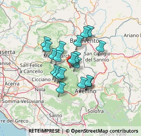 Mappa Via Rampe Fontana, 82017 Pannarano BN, Italia (10.037)