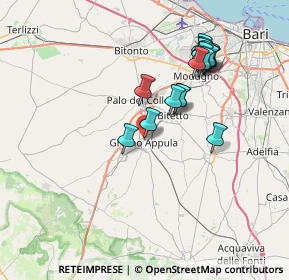 Mappa Via Giuseppe Di Vittorio, 70025 Grumo Appula BA, Italia (7.48765)