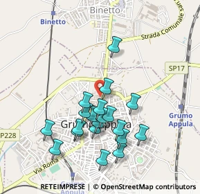 Mappa Via Chiantatella, 70025 Grumo Appula BA, Italia (0.4685)