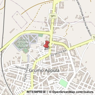 Mappa Via Michele Coscia,  10, 70025 Grumo Appula, Bari (Puglia)