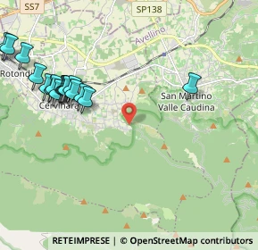 Mappa Via Sottopizzone, 83012 Cervinara AV, Italia (2.964)