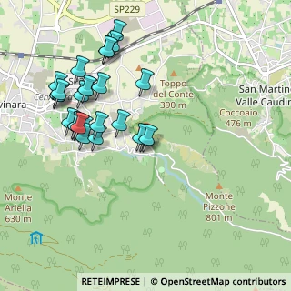 Mappa Via Sottopizzone, 83012 Cervinara AV, Italia (1.11154)