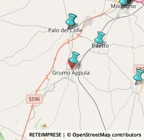 Mappa Via Bellini Leonardo, 70025 Grumo Appula BA, Italia (7.05455)