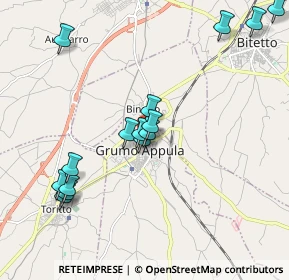 Mappa Via Bellini Leonardo, 70025 Grumo Appula BA, Italia (2.7975)