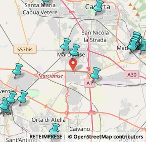 Mappa Marcianise, 81025 Zona , 81025 Zona (6.924)