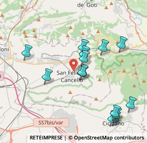 Mappa Via Campo Sportivo, 81027 San Felice A Cancello CE, Italia (4.49714)