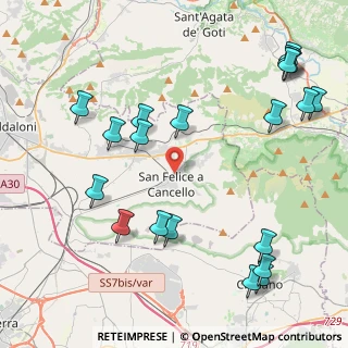 Mappa Via Campo Sportivo, 81027 San Felice A Cancello CE, Italia (5.723)