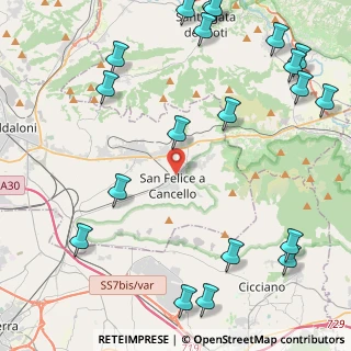 Mappa Via Campo Sportivo, 81027 San Felice A Cancello CE, Italia (6.648)