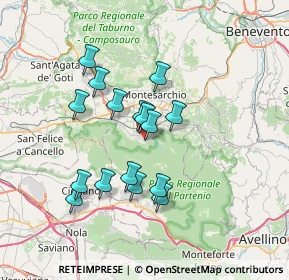 Mappa Via Ferrari, 83012 Cervinara AV, Italia (6.43063)