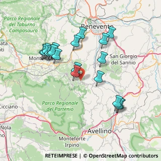 Mappa SP1, 82010 Pietrastornina AV, Italia (7.95474)