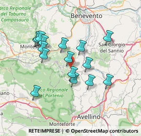 Mappa 82010 Pietrastornina AV, Italia (6.86)