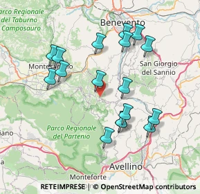 Mappa 82010 Pietrastornina AV, Italia (7.81765)