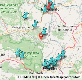 Mappa 82010 Pietrastornina AV, Italia (10.3655)