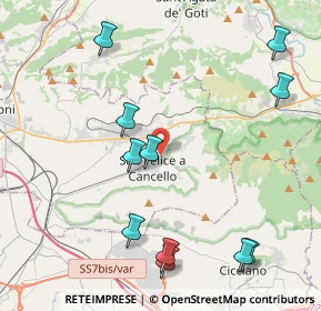 Mappa Via Circumvallazione, 81027 San Felice a Cancello CE, Italia (5.25909)
