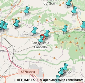 Mappa Via Circumvallazione, 81027 San Felice a Cancello CE, Italia (6.5735)