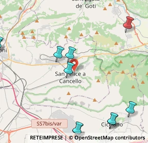 Mappa Via Circumvallazione, 81027 San Felice a Cancello CE, Italia (6.38667)