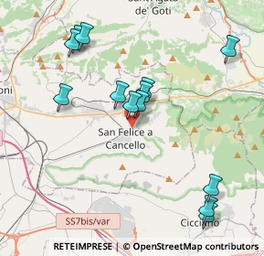 Mappa Via Circumvallazione, 81027 San Felice a Cancello CE, Italia (4.39385)